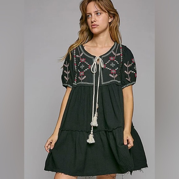 POL embroidered mini Dress NWOT - Picture 2 of 6